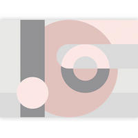 FOTOTAPETE  - Pink/Grau, LIFESTYLE, Textil (450/315cm) - artgeist