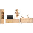 SIDEBOARD Eichefarben  182,6/83,1/42 cm  - Eichefarben/Schwarz, Natur, Holz/Holzwerkstoff (182,6/83,1/42cm) - Cantus