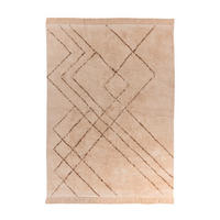 TEPPICH 80/150 cm Mylen 425 Creme / Braun Braun, Creme  - Creme/Braun, KONVENTIONELL, Textil (80/150cm)