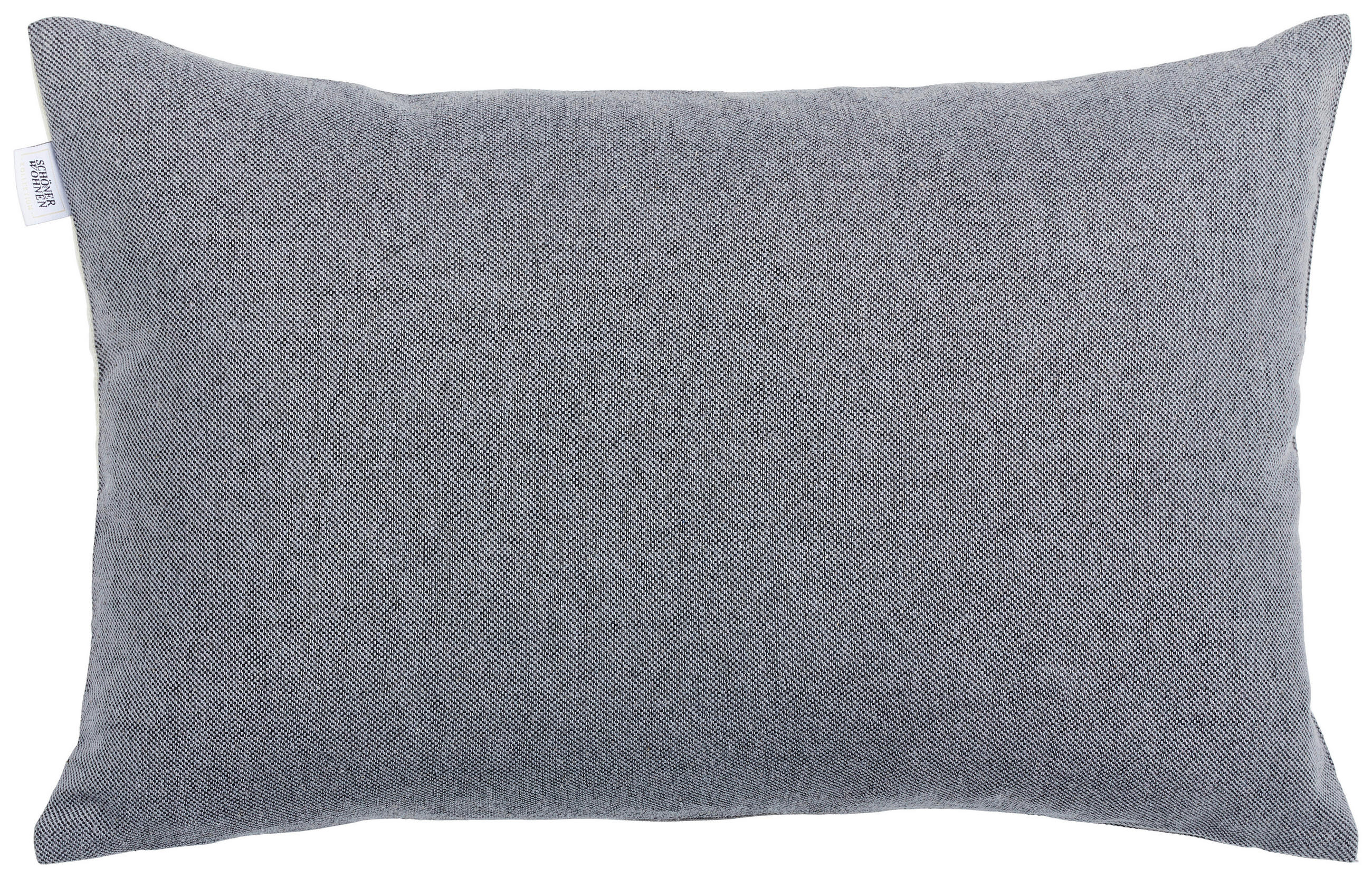 DEKORATIVNA JASTUČNICA 38/58 cm - siva/bela, Dizajnerski, tekstil/plastika (38/58cm) - Schöner Wohnen