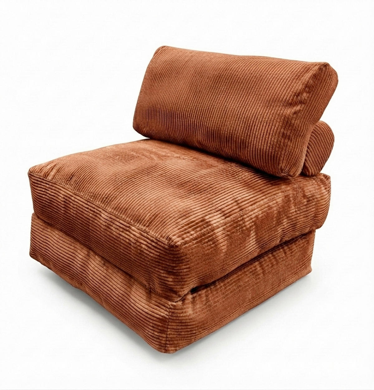 SCHLAFSESSEL Cord Rostfarben Rückenkissen  - Rostfarben, KONVENTIONELL, Textil (85/80/85cm) - Xora