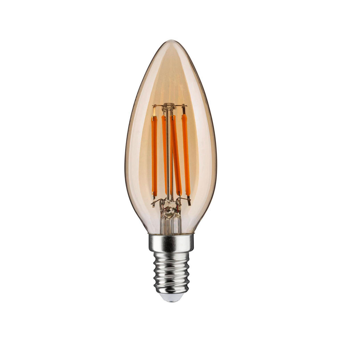 LED-LEUCHTMITTEL   E14 4,9 W 450 lm  - Goldfarben, Basics, Glas (3,5/9,8cm) - Paulmann