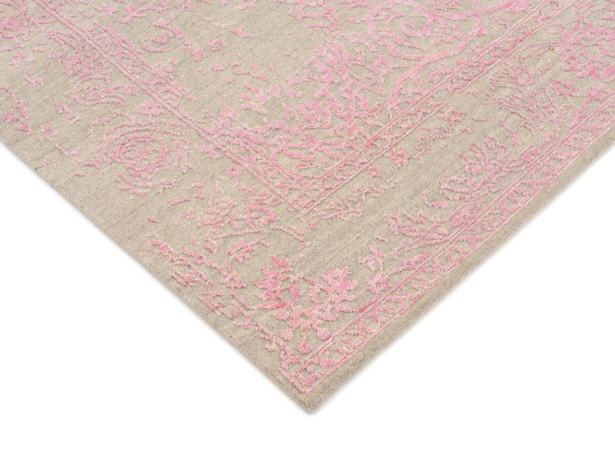 ORIENTTEPPICH 70/140 cm Soho Vintage Rosa, Beige  - Beige/Rosa, Design, Textil (70/140cm) - Musterring