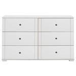 SIDEBOARD  in 130/83/41 cm  - Schwarz/Weiß, KONVENTIONELL, Holzwerkstoff/Kunststoff (130/83/41cm) - Carryhome