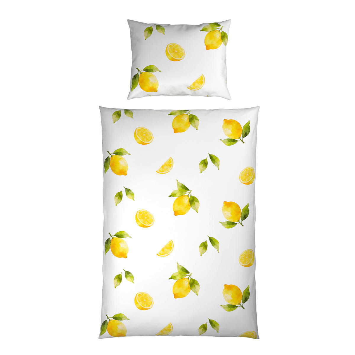 BETTWÄSCHE Satin 140/200 cm  - Gelb, Trend, Textil (140/200cm) - Esposa