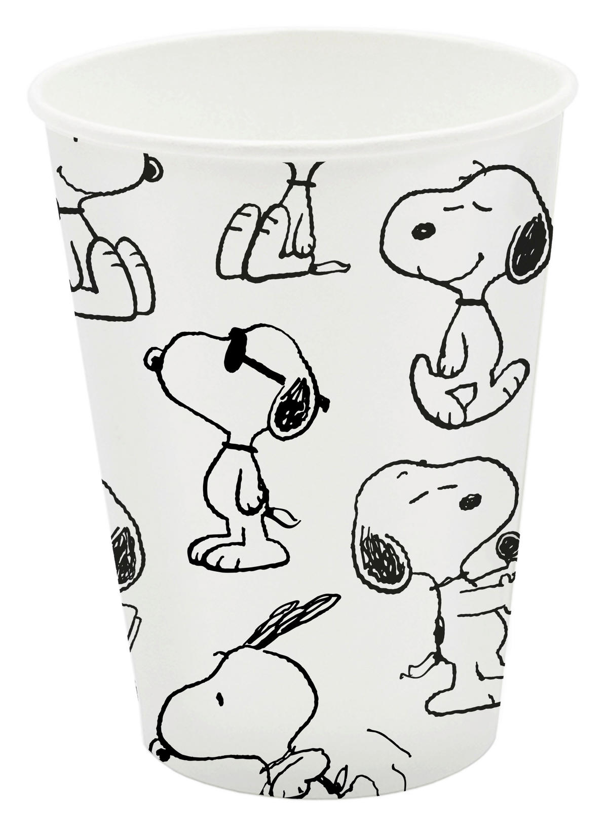 PAPPTRINKBECHER - Weiß, Trend, Papier (7/14,5/7cm)