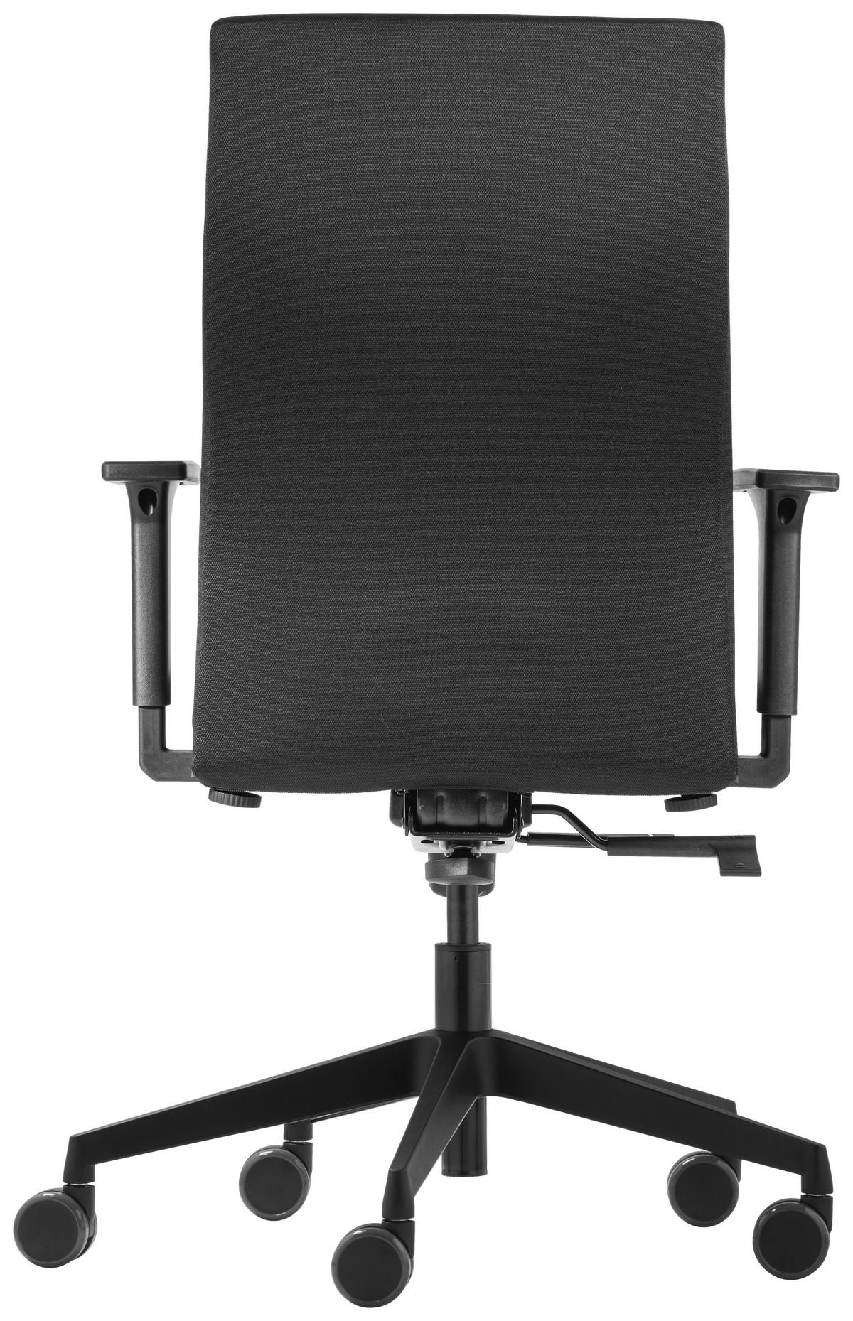 DREHSTUHL Flachgewebe Graphitfarben, Schwarz  - Graphitfarben/Schwarz, Basics, Kunststoff/Textil (69/118/69cm) - Dauphin