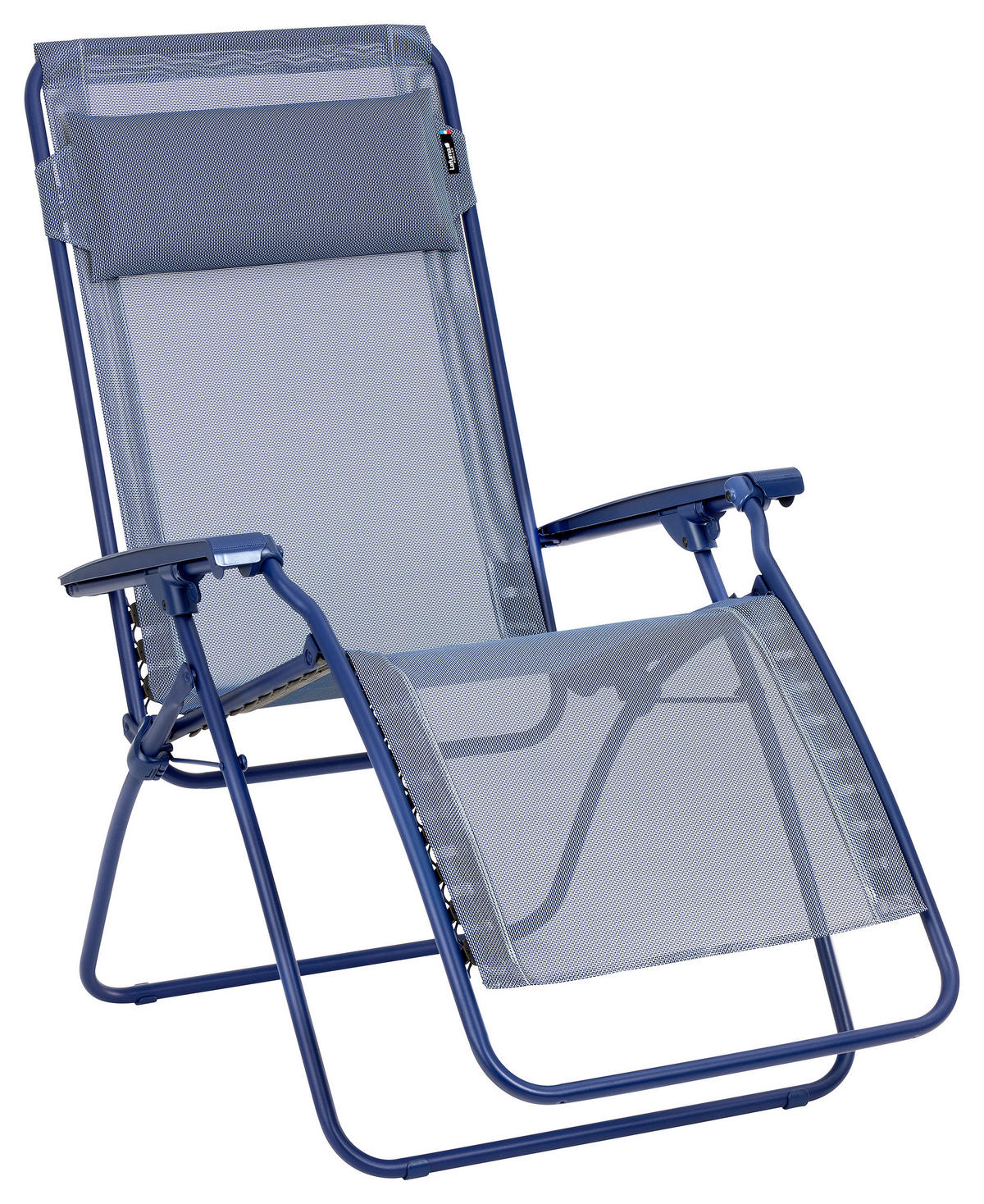 GARTEN-RELAXSESSEL Stahl  - Blau, Basics, Kunststoff/Textil (67/114/88cm) - Lafuma Mobilier