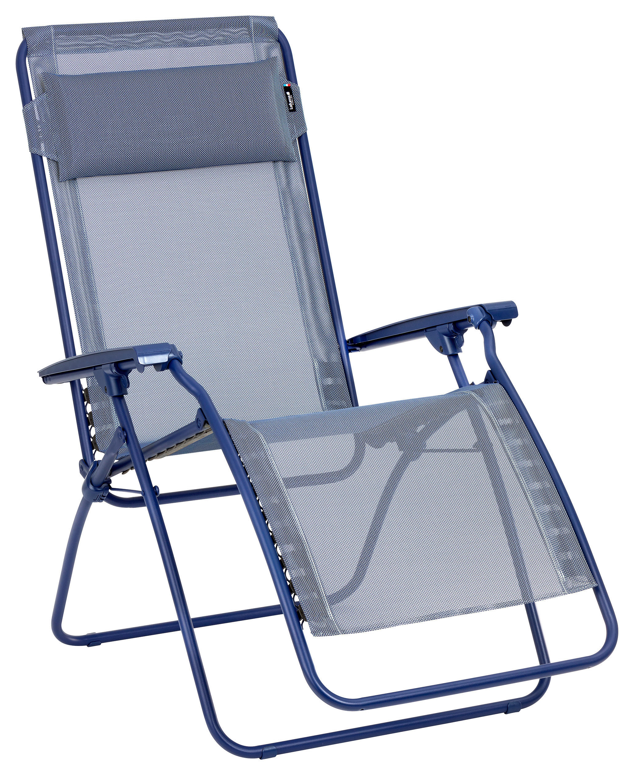 Lafuma Mobilier ZAHRADNÍ RELAXAČNÍ ŽIDLE, kov, textil