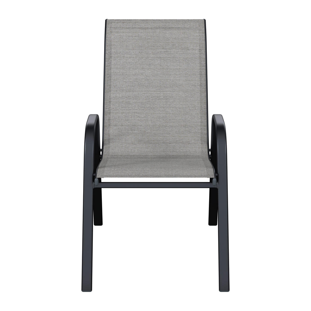 STAPELSTUHL in Metall, Textil Anthrazit, Grau  - Anthrazit/Grau, Basics, Textil/Metall (54/72/90cm) - Xora