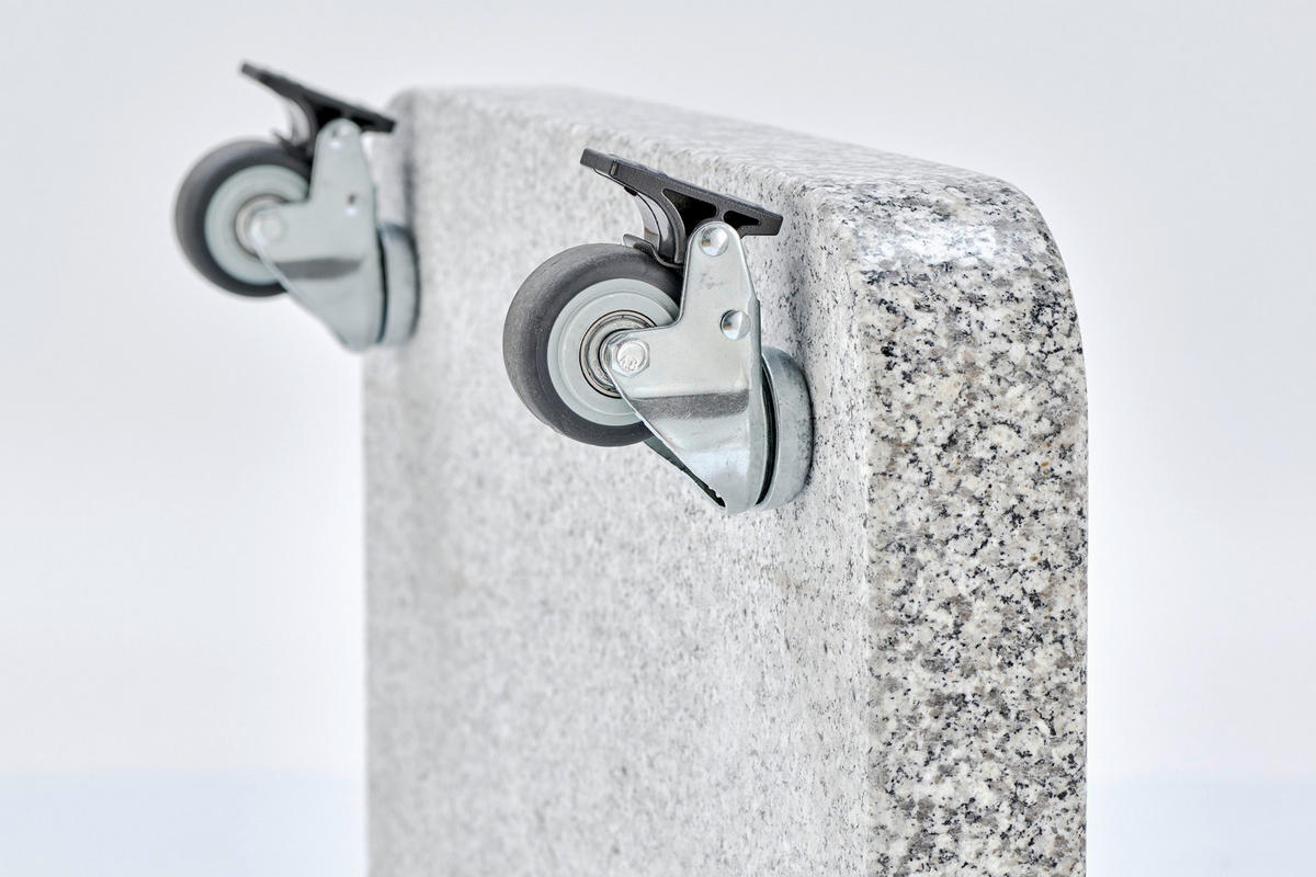 MÖBELROLLEN - Silberfarben, Basics, Metall (5/7cm) - Glatz