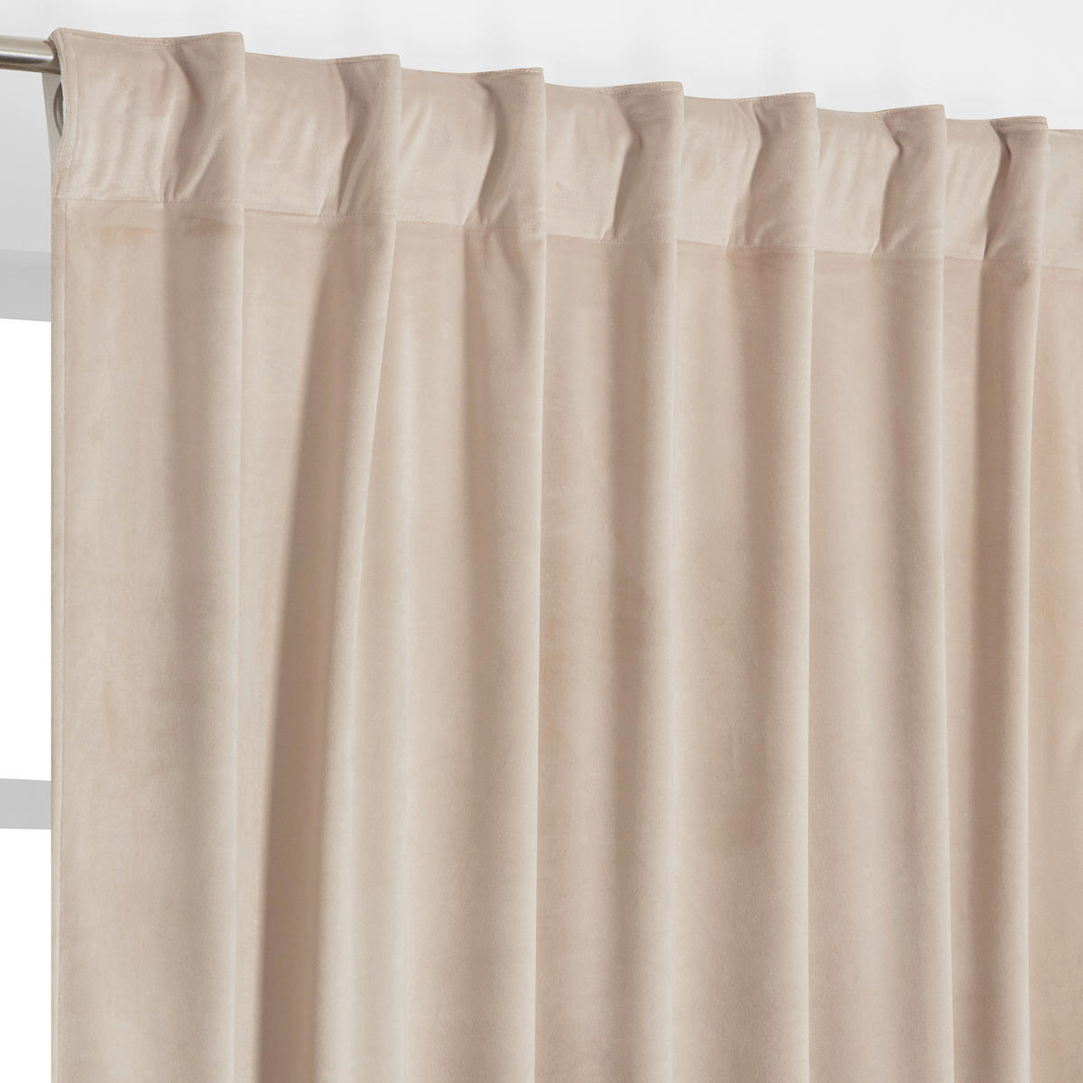 FERTIGVORHANG blickdicht  - Beige, Basics, Textil (135/280cm)