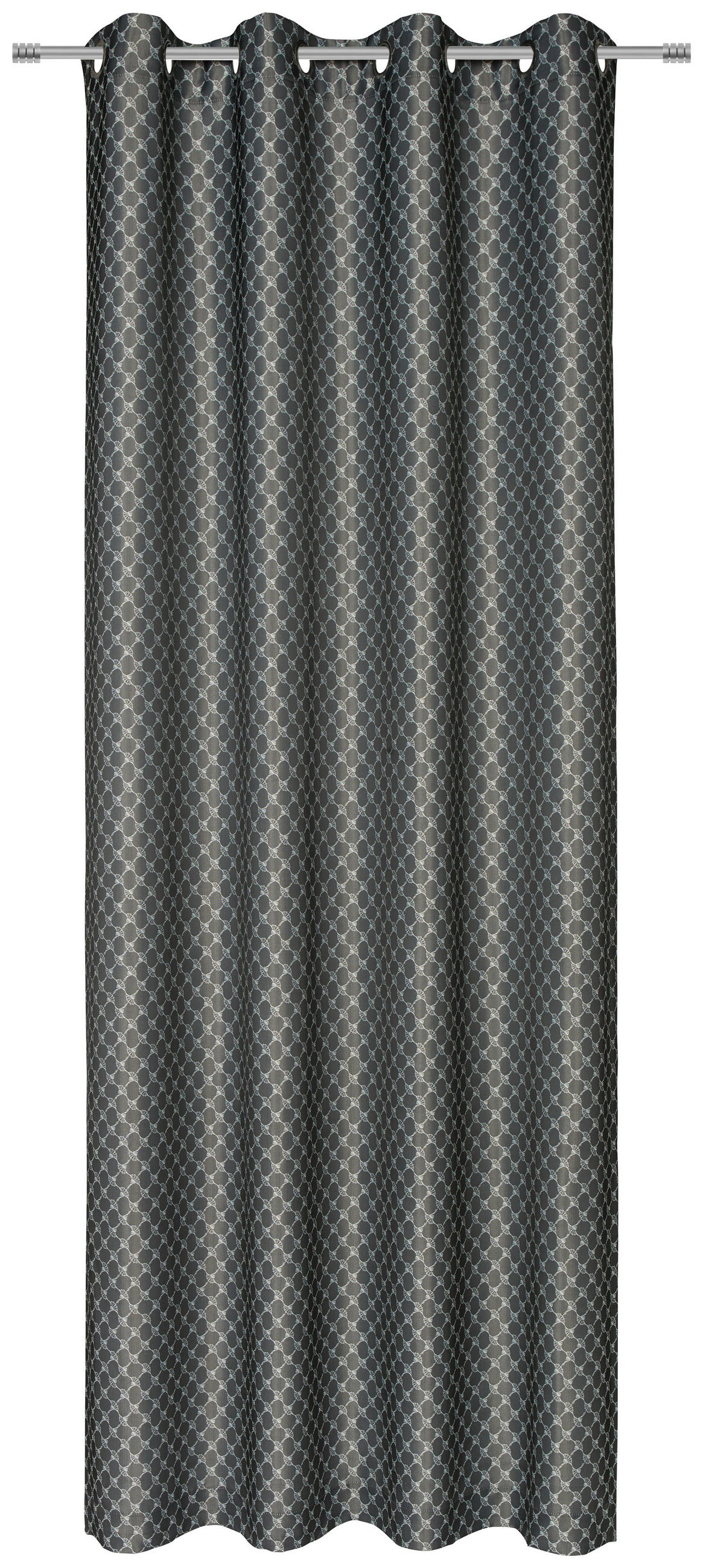ÖSENSCHAL J-Allovers blickdicht 140/250 cm - Grau, Design, Textil (140/250cm) - Joop!
