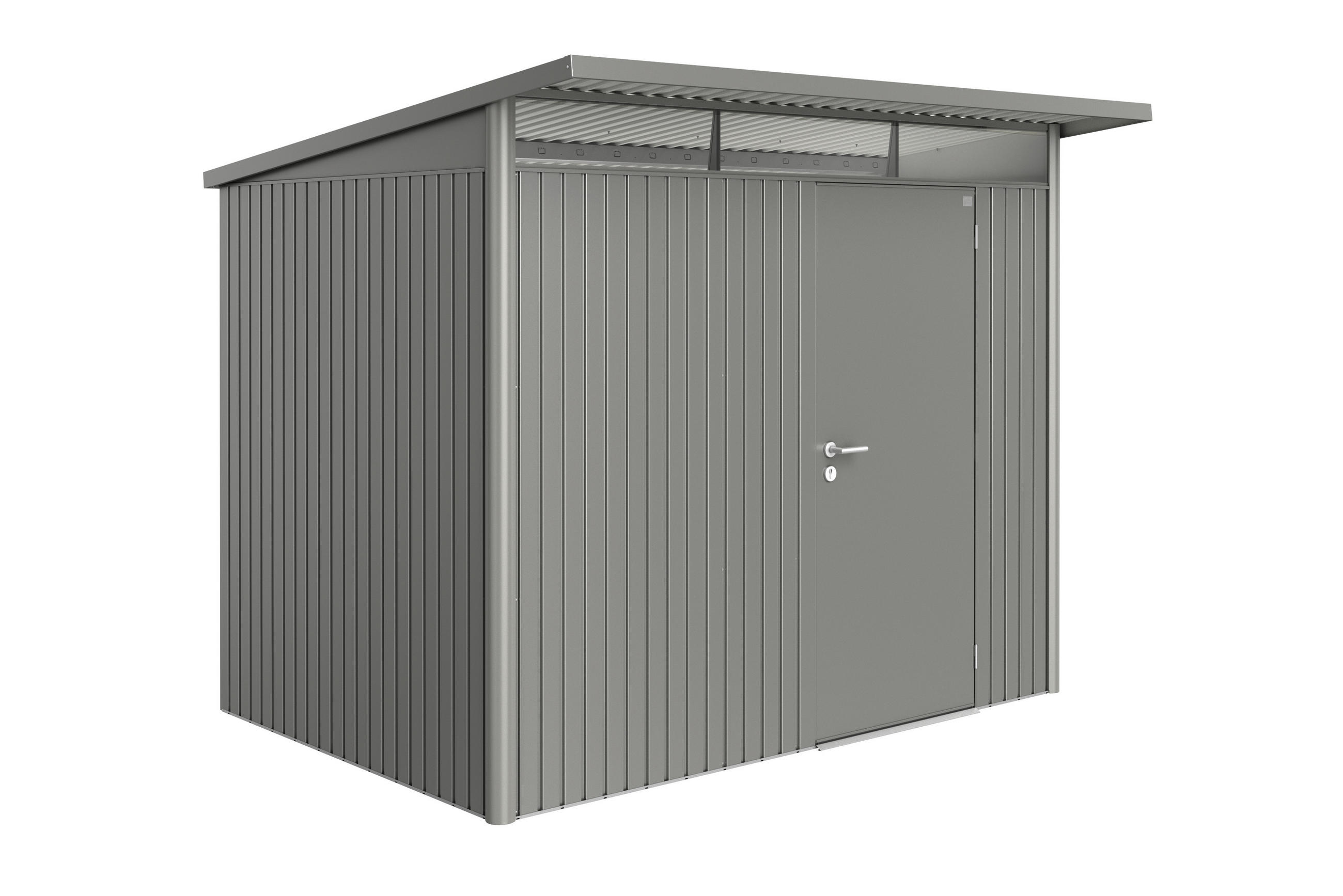 GERÄTEHAUS 260/218/220 cm  - Anthrazit, Basics, Metall (260/218/220cm) - Biohort