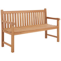 GARTENBANK 150/92/55 cm Teakholz   - Teakfarben, Natur, Holz (150/92/55cm) - Ambia Garden
