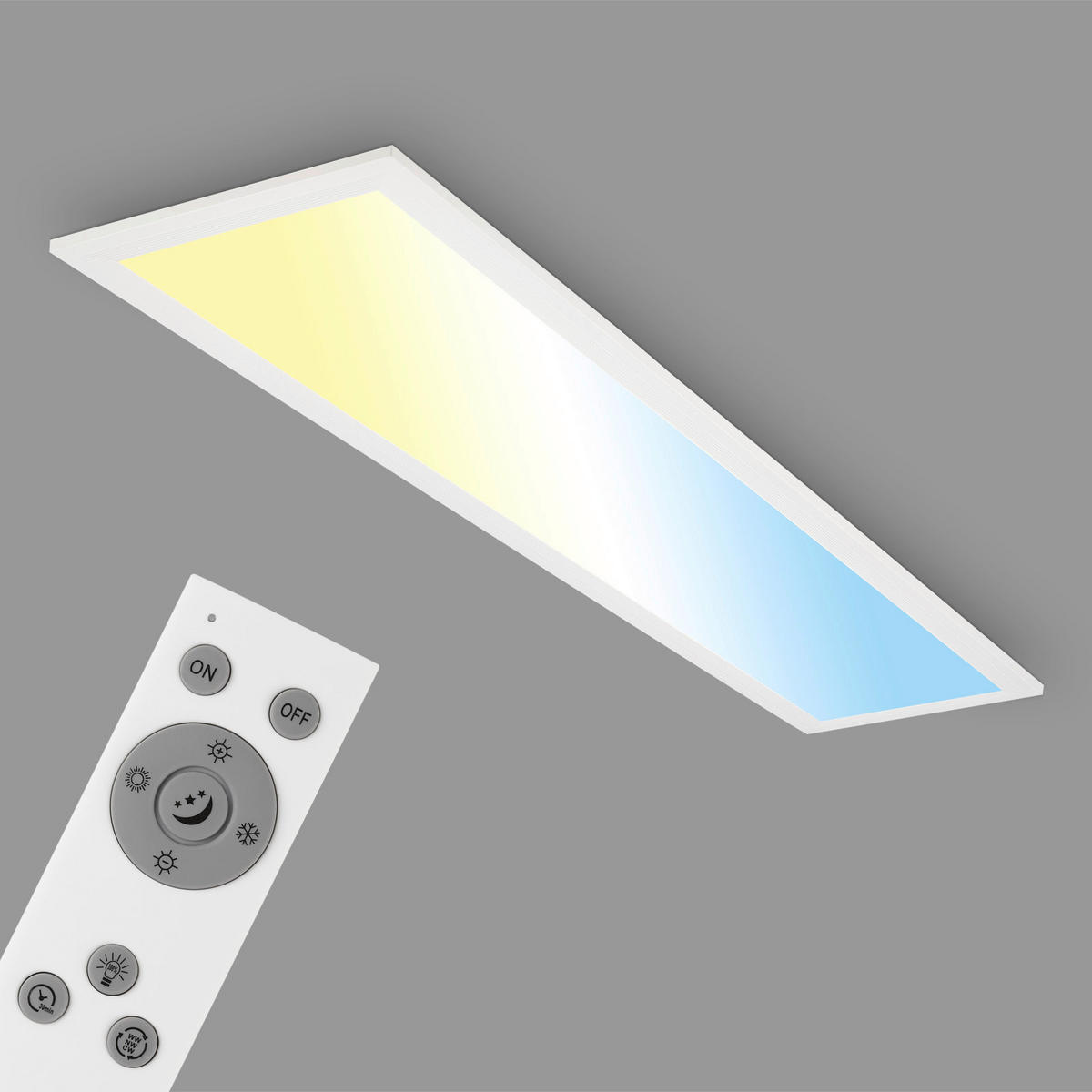 LED PANEL - bela, Trendi, plastika (78/18/6,5cm)