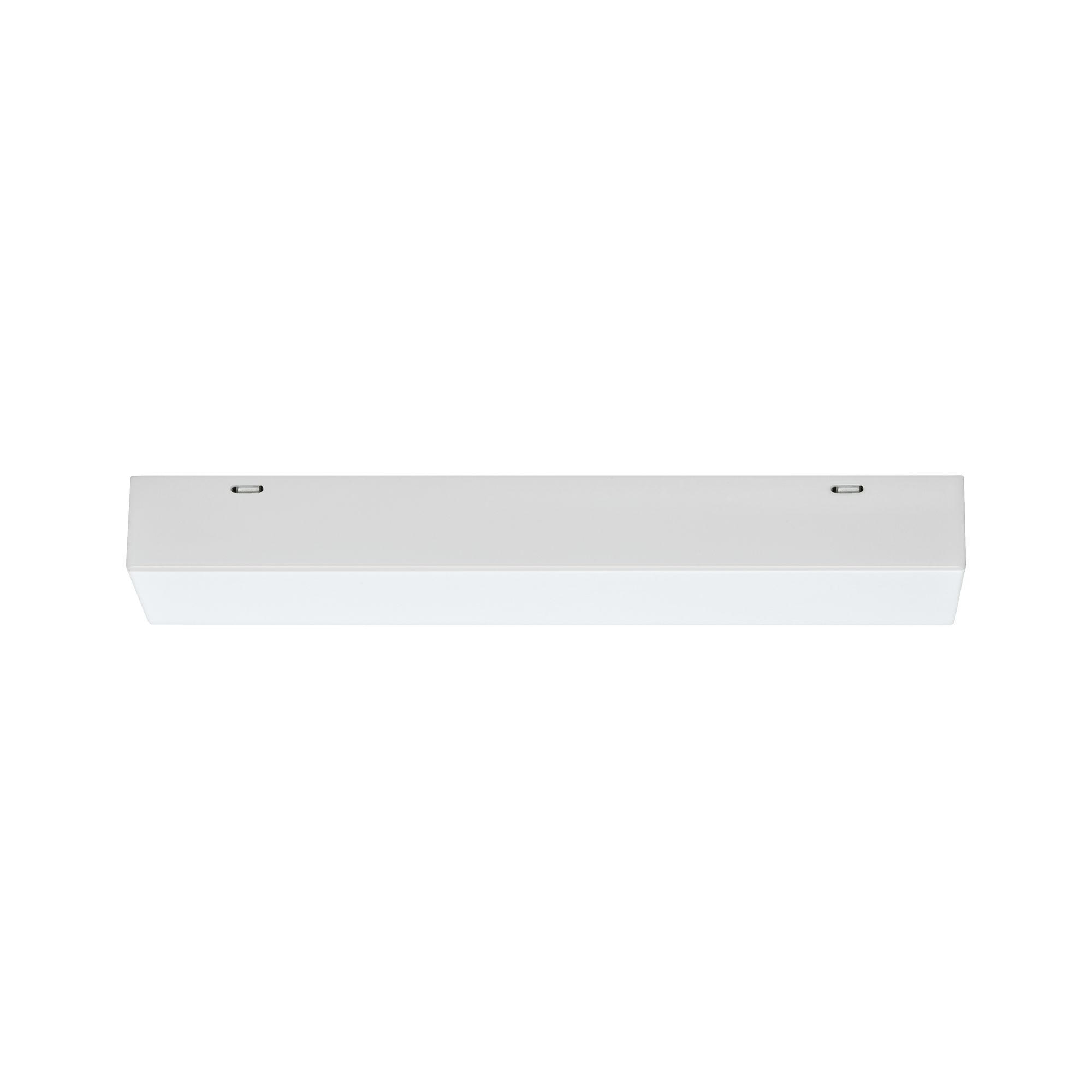 SCHIENENSYSTEM-EINSPEISER   - Weiß, Design, Metall (20,5/2,7/4,5cm) - Paulmann