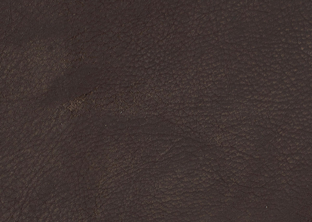 ECKSOFA in Echtleder Braun  - Schwarz/Braun, Design, Leder/Metall (210/130cm) - Dieter Knoll
