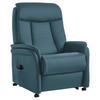 FERNSEHSESSEL in Blau  - Blau, Konventionell, Leder/Kunststoff (80/107/84cm) - Valdera