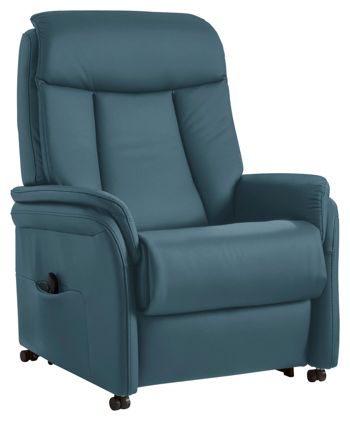 FERNSEHSESSEL in Blau  - Blau, Konventionell, Leder/Kunststoff (80/107/84cm) - Valdera