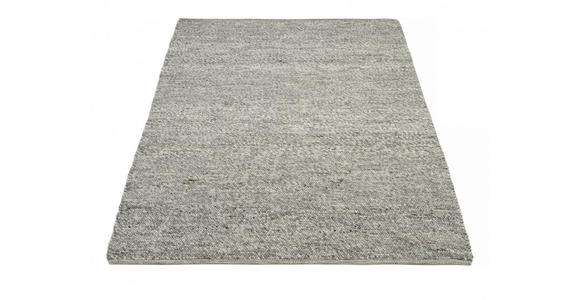 HANDWEBTEPPICH 80/250 cm  - Grau, Basics, Textil (80/250cm) - Linea Natura