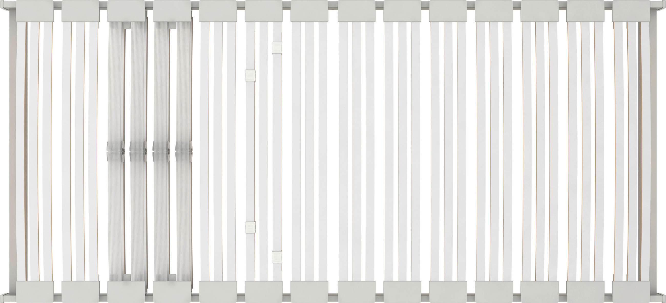 LATTENROST 100/200 cm Birke  - Transparent/Birkefarben, KONVENTIONELL, Holz/Kunststoff (100/200cm) - Schlaraffia