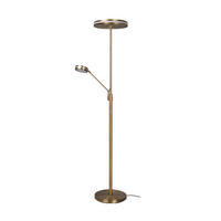 LED-STEHLEUCHTE - Messingfarben, Design, Metall (35,2/181cm) - Trio Leuchten