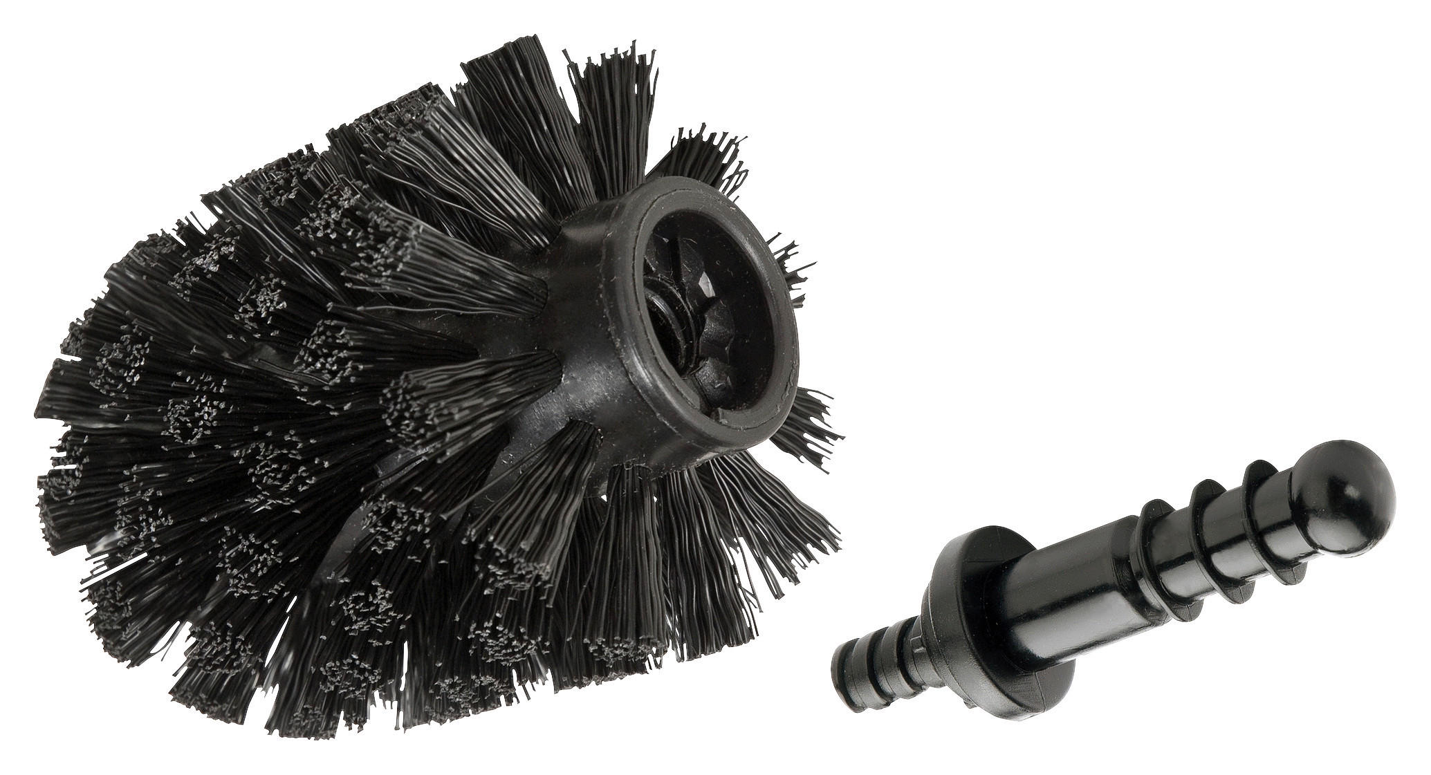 ERSATZBÜRSTENKOPF in   Kunststoff  - Schwarz, Basics, Kunststoff (7,5cm) - Wenko