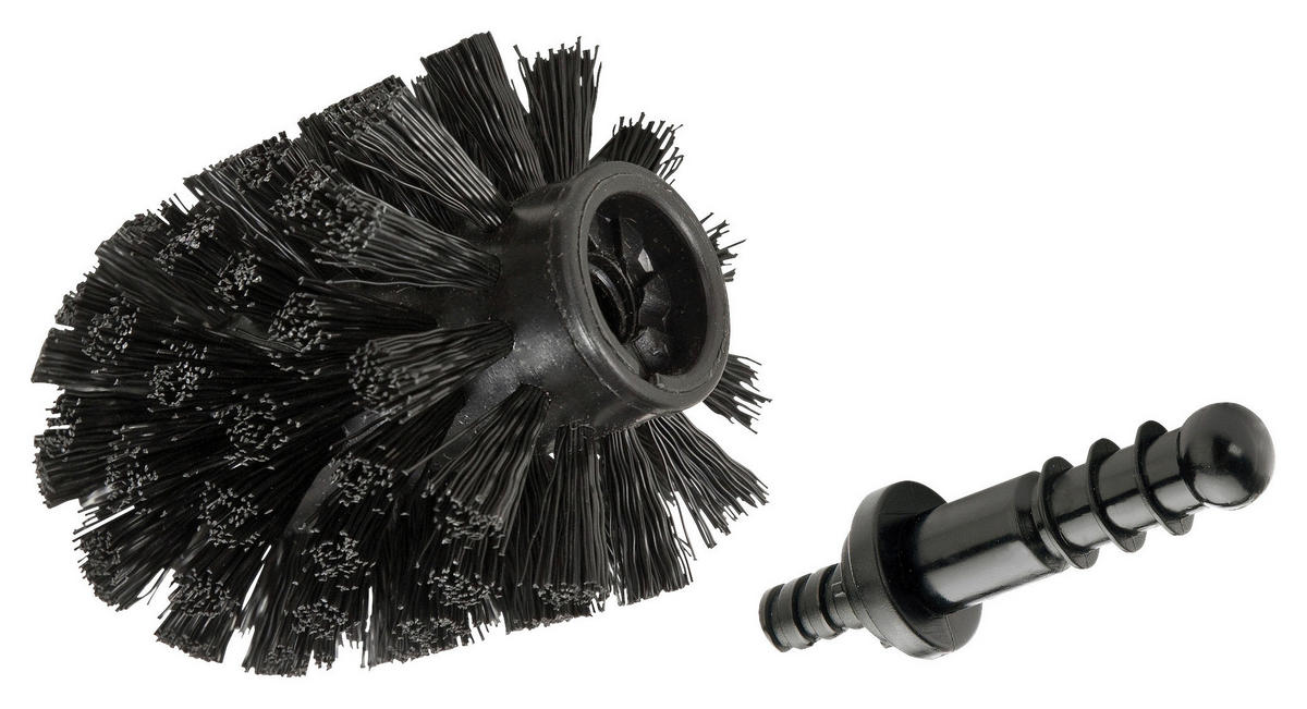 ERSATZBÜRSTENKOPF in   Kunststoff  - Schwarz, Basics, Kunststoff (7,5cm) - Wenko