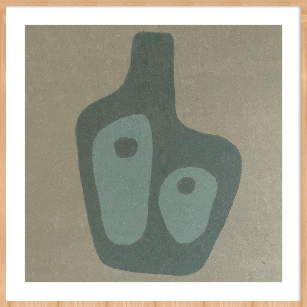 Wandkraft Bild Beige 74x74x10 cm