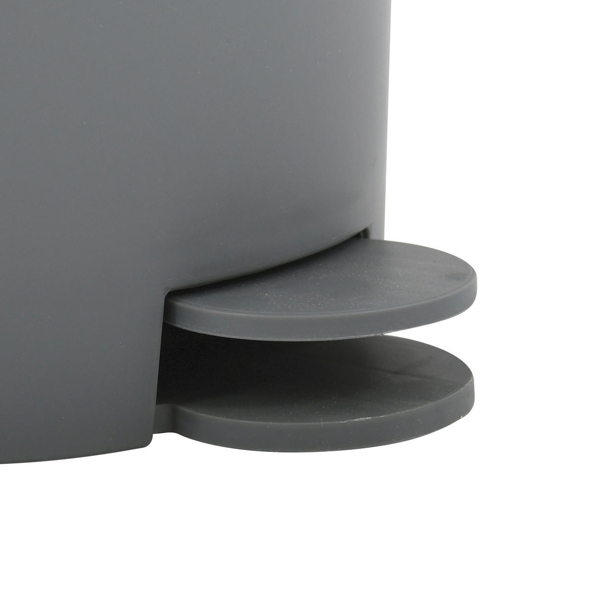 TRETEIMER 3 l  Kunststoff  - Schwarz/Grau, Basics, Kunststoff (15,5/27/14,5cm) - MSV
