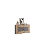 SIDEBOARD 160/90/40 cm  - Klassisk, metall/trämaterial (160/90/40cm) - MID.YOU