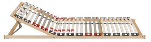 LATTENROST 100/200 cm Kopfteil verstellbar, Birke, Buche  - Naturfarben/Weiß, Basics, Holz/Kunststoff (100/200cm) - Visionight