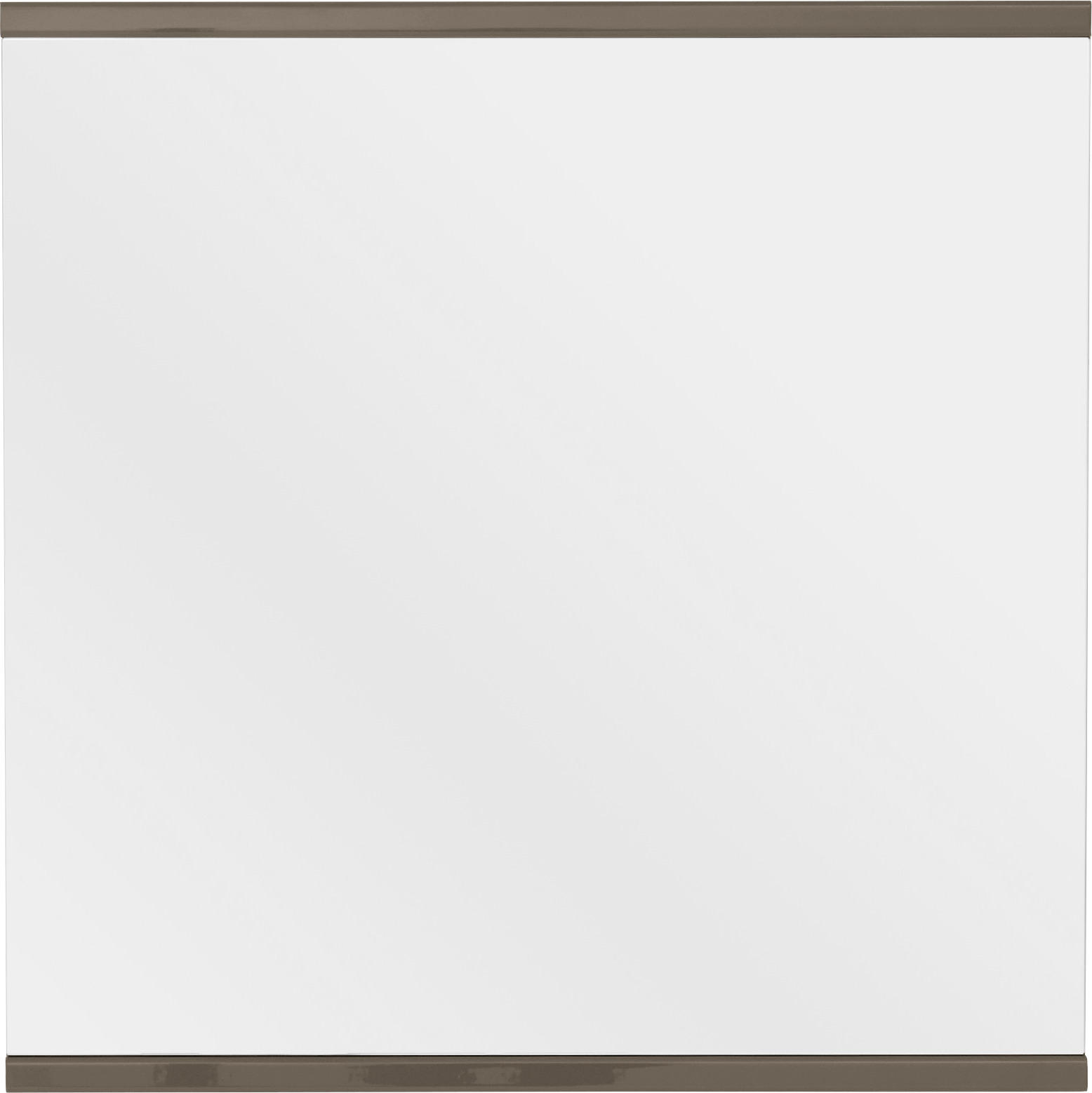 WANDSPIEGEL 75/75,6/4,6 cm  - Schlammfarben, Design, Glas/Holzwerkstoff (75/75,6/4,6cm) - Invivus
