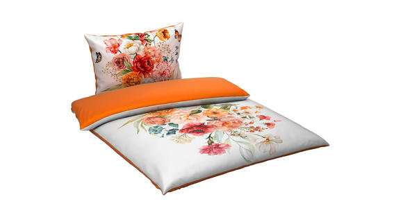 WENDEBETTWÄSCHE Satin 140/200 cm  - Weiß, Design, Textil (140/200cm) - Novel