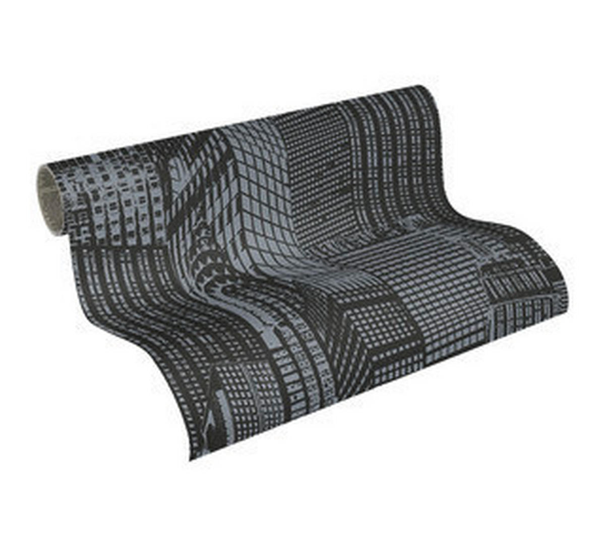 FOTOTAPETE  - Dunkelgrau, Design, Textil (52/250cm)