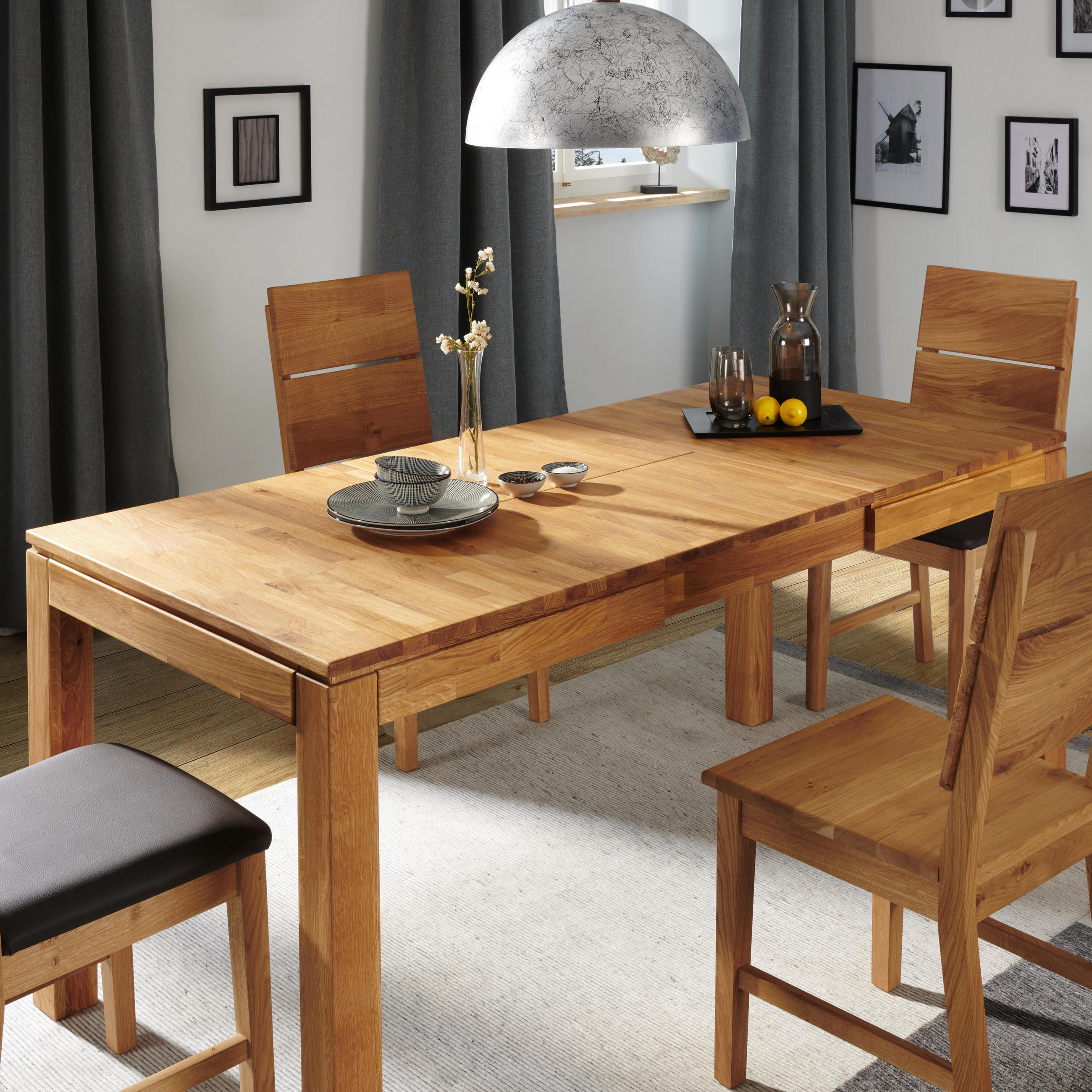 Esstisch Wildeiche Massiv Ausziehbar Kaufen