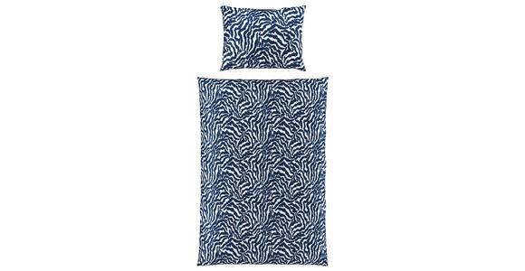 BETTWÄSCHE 140/200 cm - Blau/Weiß, Basics, Textil (140/200cm) - Novel