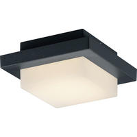 AUßENDECKENLEUCHTE 14/6,5/14 cm   - Anthrazit/Weiß, KONVENTIONELL, Kunststoff/Metall (14/6,5/14cm)