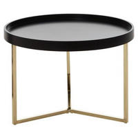 COUCHTISCH in Holzwerkstoff, Holz 58,5/58,5/42 cm  - Goldfarben/Schwarz, Design, Holz/Holzwerkstoff (58,5/58,5/42cm) - MID.YOU