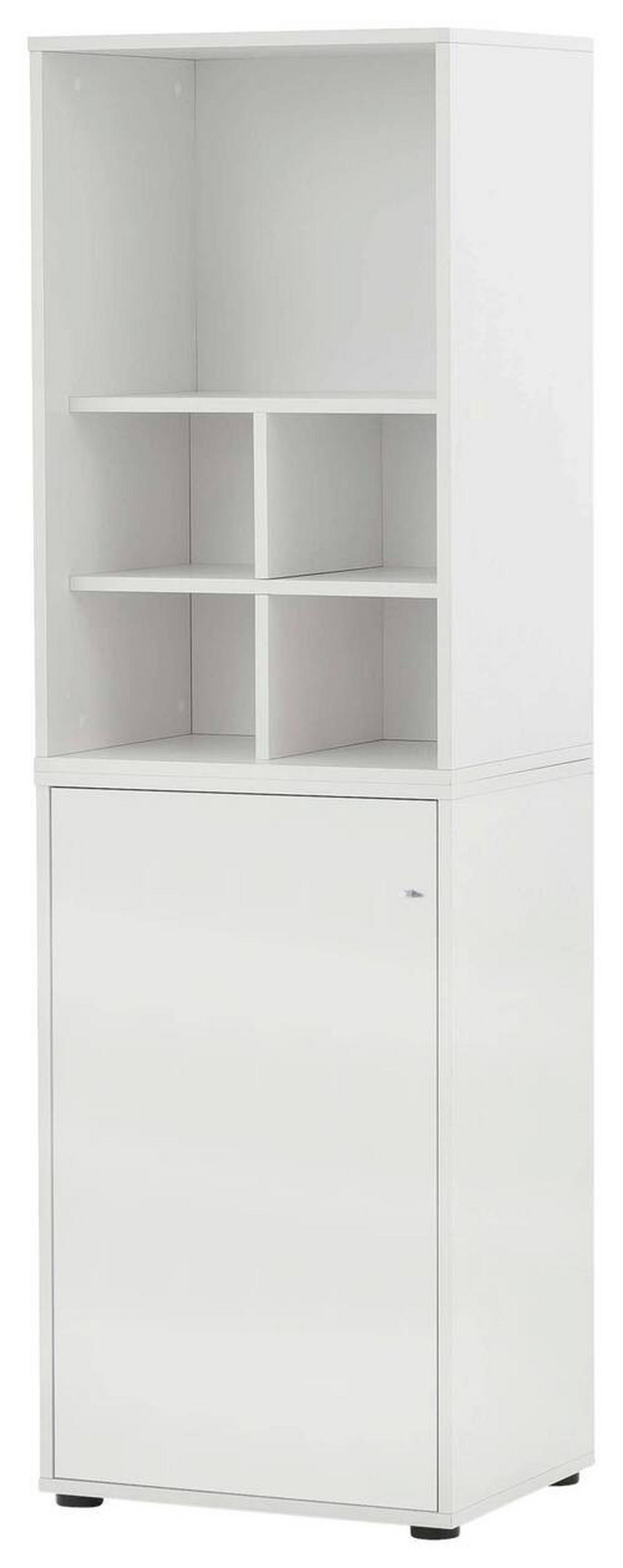 AKTENSCHRANK 50,9/165,2/41 cm  - Weiß, MODERN, Holzwerkstoff (50,9/165,2/41cm) - MID.YOU