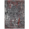 VINTAGE-TEPPICH 65/130 cm Timeline Quantum Grau, Hellrot  - Hellrot/Grau, Design, Textil (65/130cm) - Novel