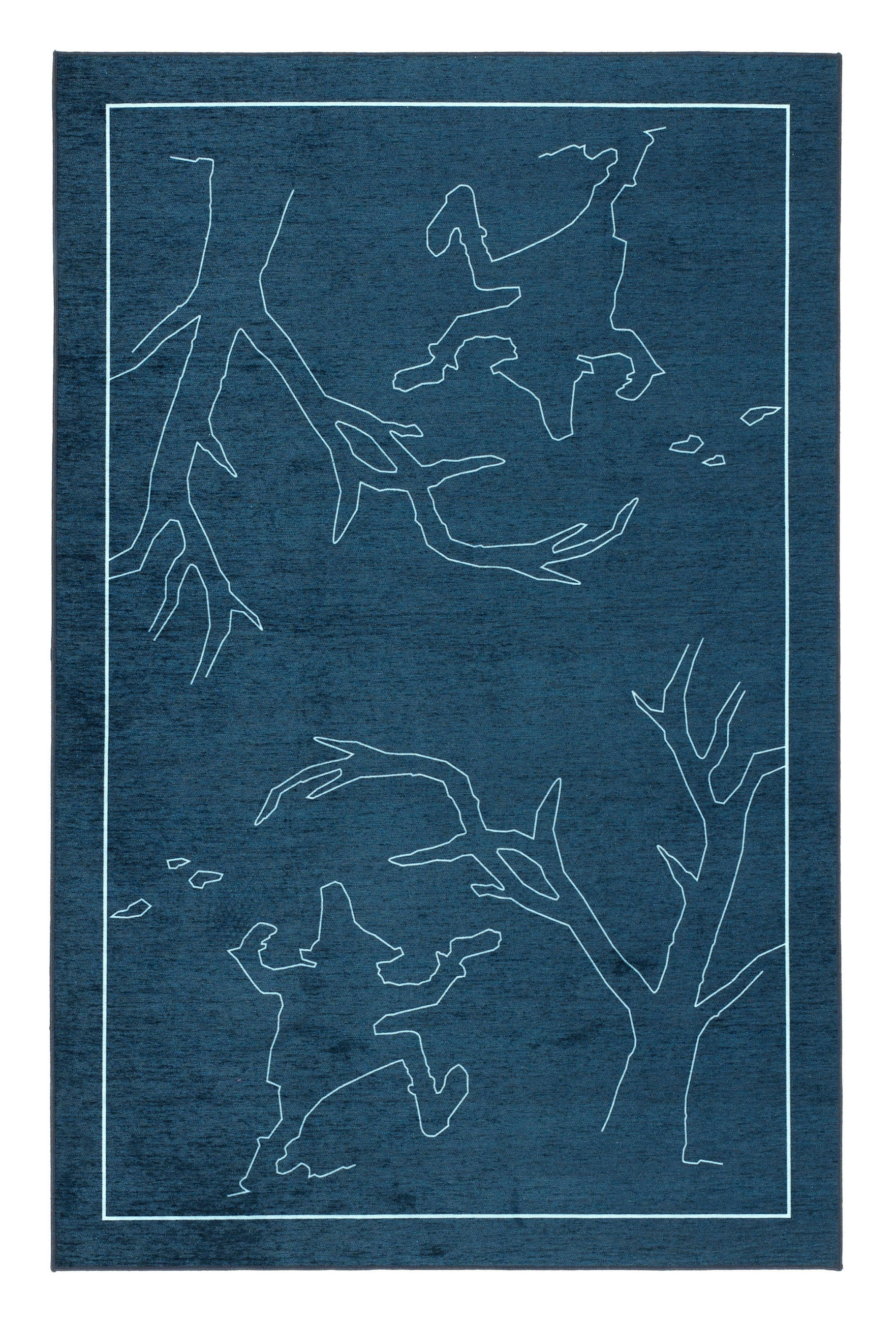 XXXLutz Kinderteppich Grimmliis Blau 130x190 cm