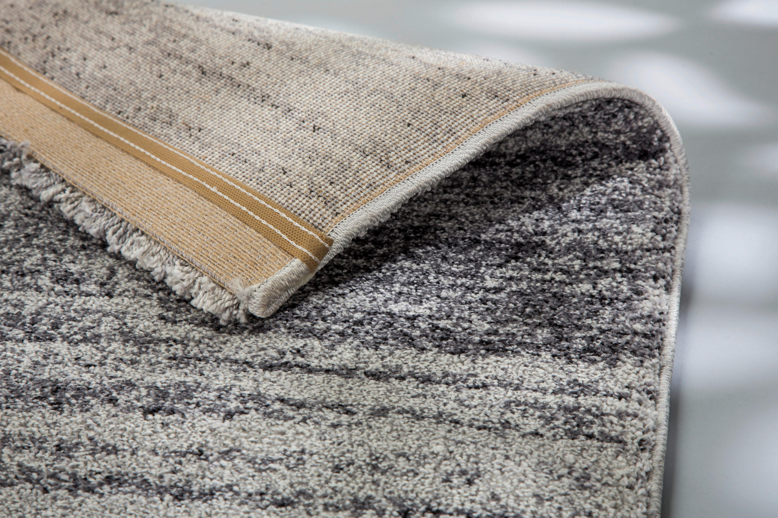 Thumbnail - Novel Webteppich Savon, Creme, Textil, Uni, rechteckig, 133x190 cm, für Fußbodenheizung geeignet, Teppiche & Böden, Tepp...