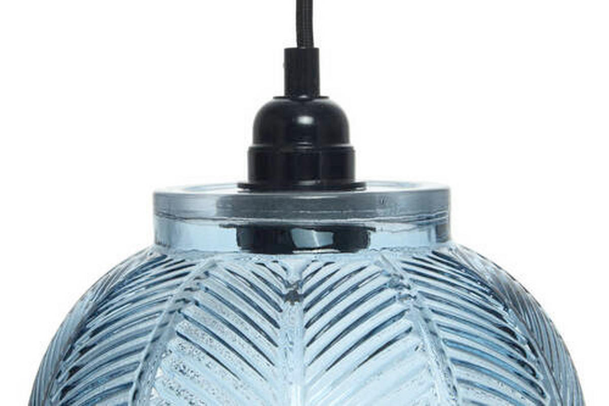 HÄNGELEUCHTE  20/34/20 cm   - Blau, Trend, Glas (20/34/20cm) - Kayoom