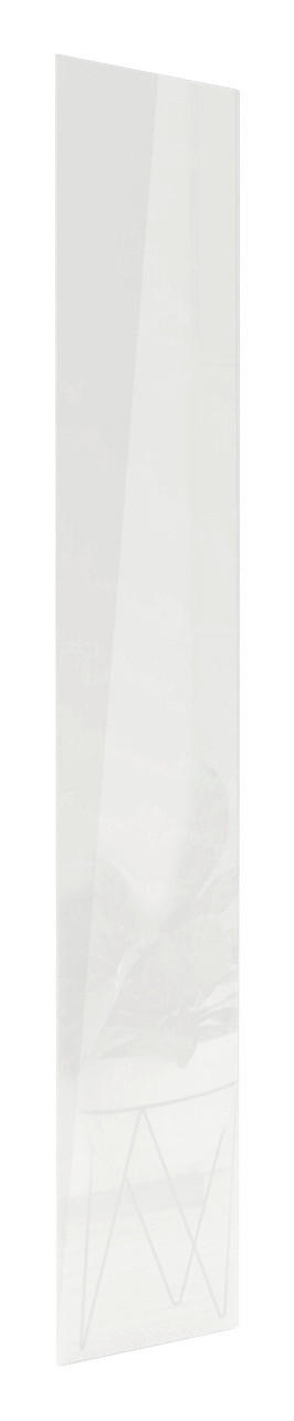 Hom`in Hochglanztür System Unit Weiß Hochglanz 45.3x234.8x1.8 cm