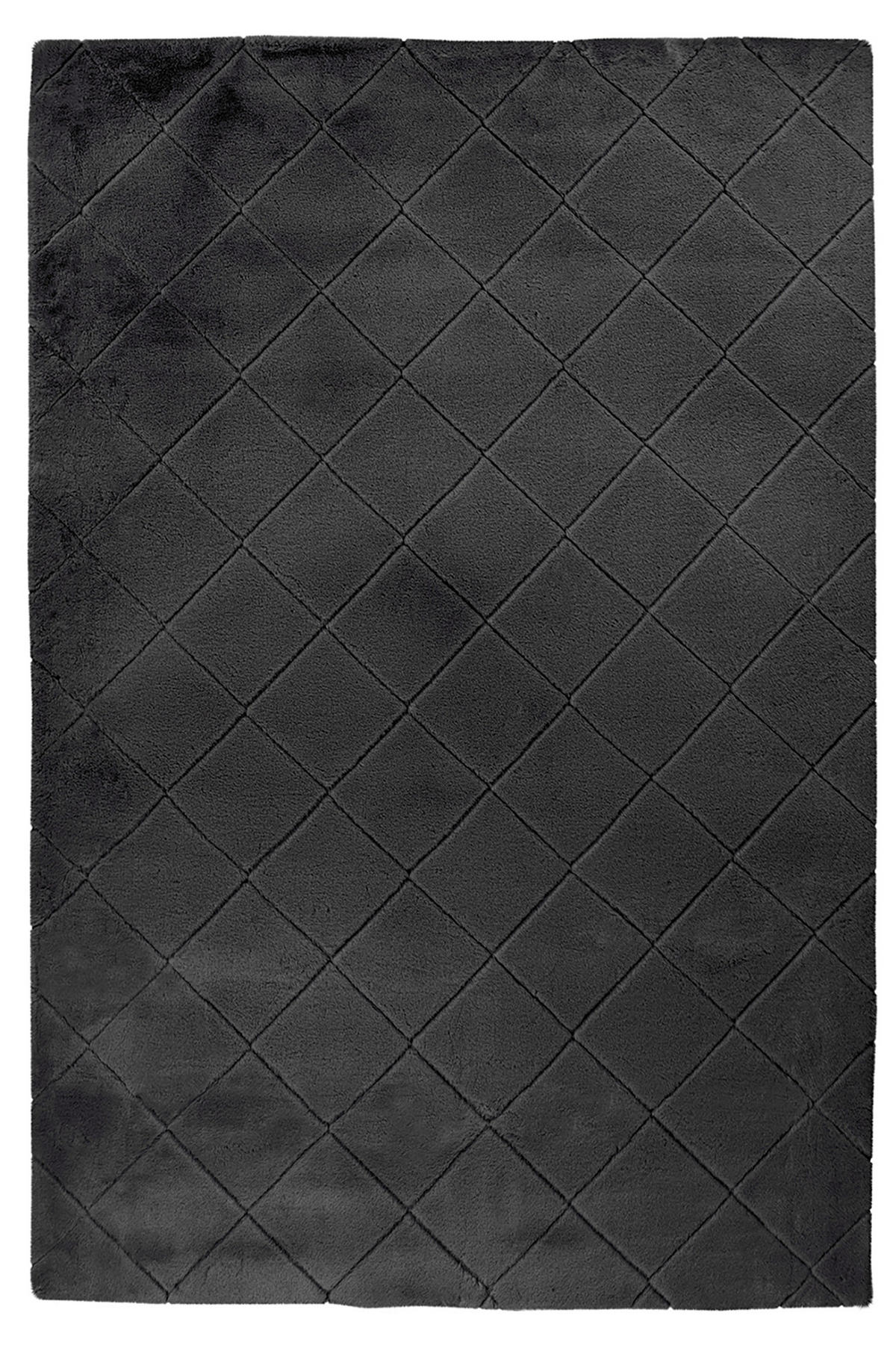 HOCHFLORTEPPICH 200/290 cm Schwarz  - Schwarz, Basics, Textil (200/290cm) - Novel