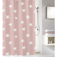 DUSCHVORHANG Nova 180/200 cm  - Dunkelrosa, Trend, Textil (180/200cm) - Kleine Wolke