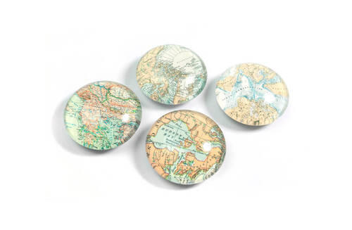 MAGNETSET  - Multicolor, Basics, Glas (3,5/1,3cm)