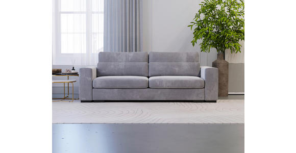 SCHLAFSOFA Flachgewebe Taupe - Taupe/Schwarz, KONVENTIONELL, Kunststoff/Textil (236/78/114cm) - Carryhome
